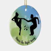 ダンス踊りオーナメント セラミックオーナメント (右)