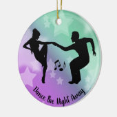ダンス踊りオーナメント セラミックオーナメント (左)