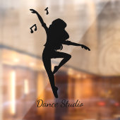 ダンス踊りデザインウィンドウロック ウィンドウサイン (シート2)