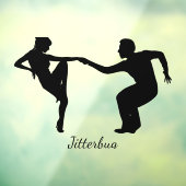 ダンス踊りデザインウィンドウロック ウィンドウサイン (シート3)