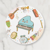 ダンス遊スと子供の誕生日感謝していユー フェイバータグ (裏面)