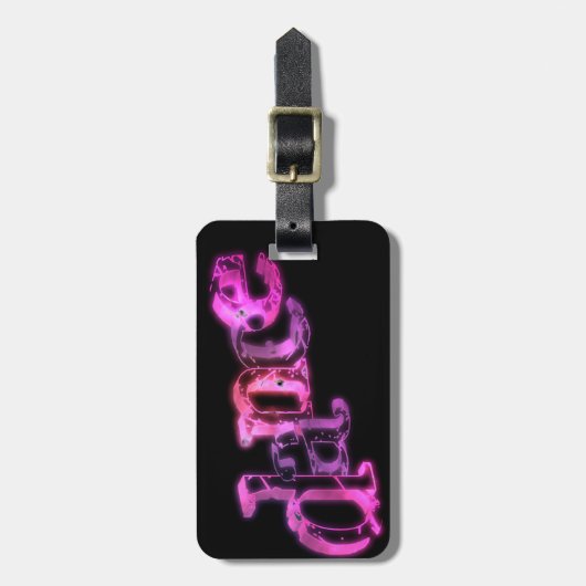 ダンス02 ラゲッジタグ (正面縦)