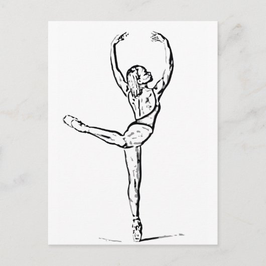 ダンス1 ポストカード (正面)