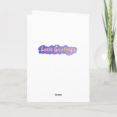 ダンス…それはあなたの誕生日です カード (裏面)