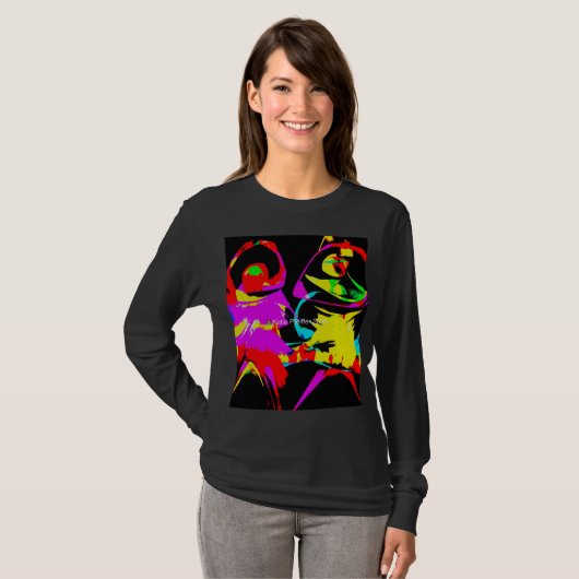 ダンス・アブストラクト Tシャツ (正面フル)