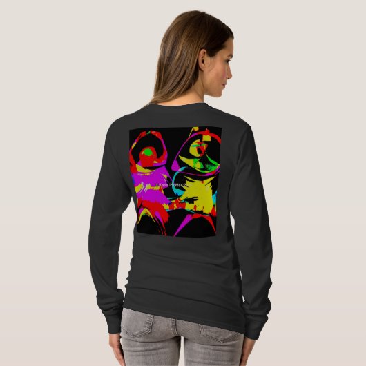 ダンス・アブストラクト Tシャツ (裏面フル)