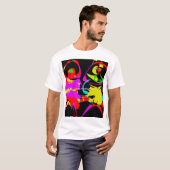 ダンス・アブストラクト Tシャツ (正面フル)