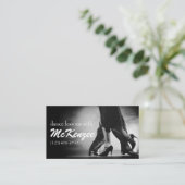 ダンス、インストラクター、スタジオレッスンビジネスカード 名刺 (スタンド正面)