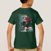 ダンス・ウィズ・ホース(ダークモード)| キッズ Tシャツ (裏面)