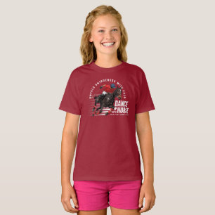 ダンス・ウィズ・ホース(ダークモード) キッズ Tシャツ