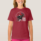 ダンス・ウィズ・ホース（ダークモード）| キッズ Tシャツ (正面)