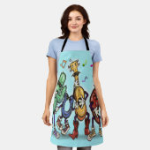 ダンス エプロン (着用した状態)