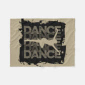 ダンス·エ·レトレス フリースブランケット (正面(横))