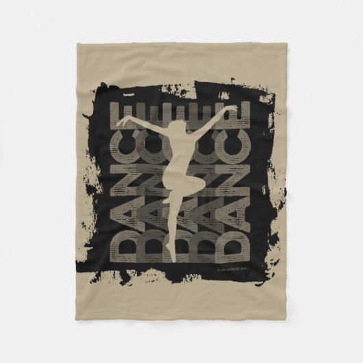 ダンス·エ·レトレス フリースブランケット (正面)