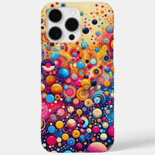 ダンス・オブ・カラー:ダイナミックで印象的な抽象芸術・アート iPhone 16 PRO MAXケース