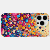 ダンス・オブ・カラー:ダイナミックで印象的な抽象芸術・アート Case-Mate iPhoneケース (裏面 (横))