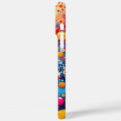 ダンス・オブ・カラー:ダイナミックで印象的な抽象芸術・アート Case-Mate iPhoneケース (裏面 / 左)