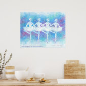 ダンス・オブ・ザ・ベビー・スワンス・アートプリント ポスター (キッチン)