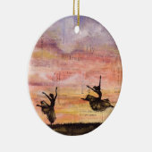 「ダンス・オブ・ライフ」アートオーナメント セラミックオーナメント (右)