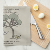 ダンス キッチンタオル (四つ折り)