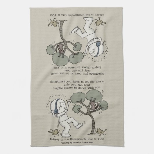 ダンス キッチンタオル (縦)