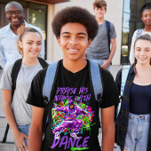 ダンス・クリスチャンの信仰で彼の名前を賞賛する Tシャツ