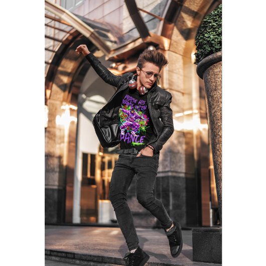 ダンス・クリスチャンの信仰で彼の名前を賞賛する Tシャツ