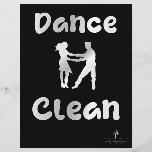 ダンス・クリーン・メックス。シルバー チラシ (正面)