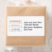 ダンス・シング・ライブ ラベル (インサイチュ)