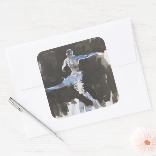 ダンス スクエアシール (封筒)