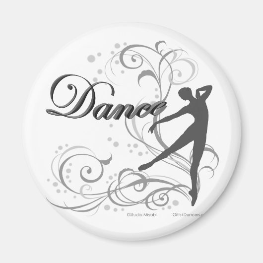 ダンス スクロール マグネット (正面)