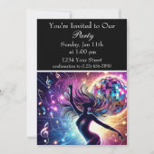 ダンス・セレブレーション: リズミカル・グロウ 招待状 (正面)