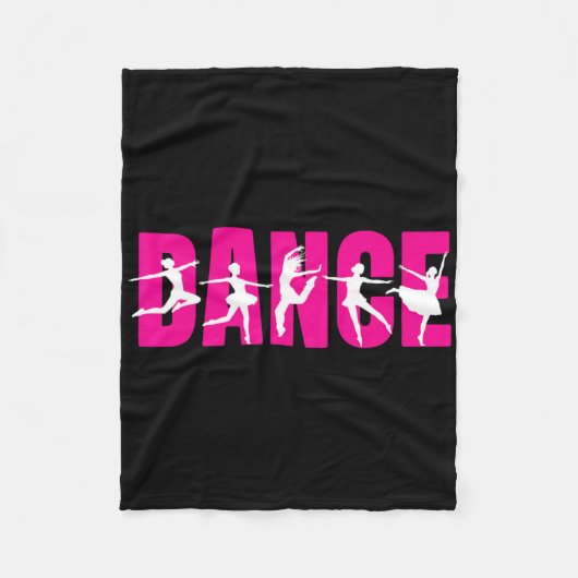 ダンス – ダンサー踊り恋人 フリースブランケット (正面)