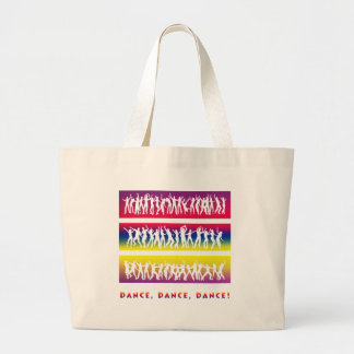 ダンス、ダンスは、1つのバッグを踊ります ラージトートバッグ