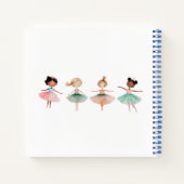 ダンス&トワイルガールバレリーナ ノートブック (裏面)