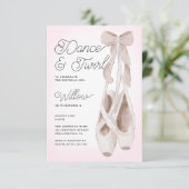 ダンス&トワイルバレリーナ誕生日パーティー 招待状 (スタンド正面)