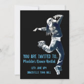 ダンス ヒップホップ モダンダンス発表会 招待状 (正面)