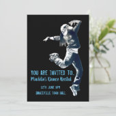 ダンス ヒップホップ モダンダンス発表会 招待状 (スタンド正面)