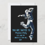 ダンス ヒップホップ モダンダンス パーティー招待状 招待状 (正面)