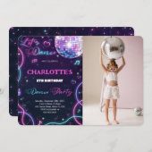 ダンス フォト 招待状 (正面/裏面)