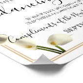 ダンス フリップ フロップ ウェディング レセプション サイン (角)