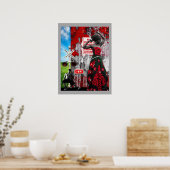 ダンス・フロアのノーパーキング ポスター (キッチン)