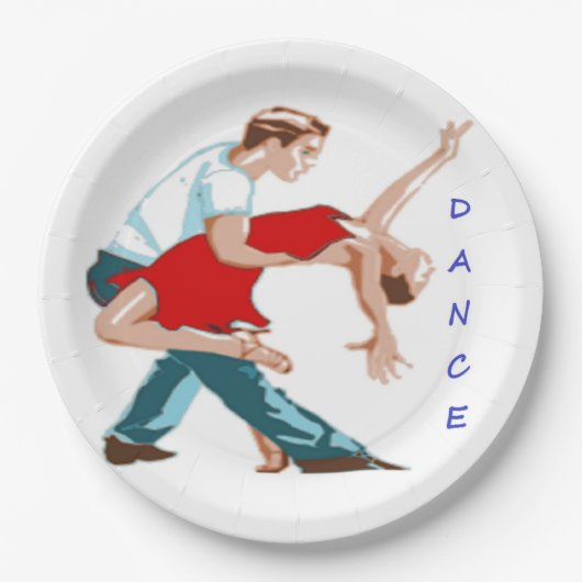 ダンス ペーパープレート (正面)