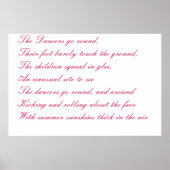 ダンス ポスター (正面)