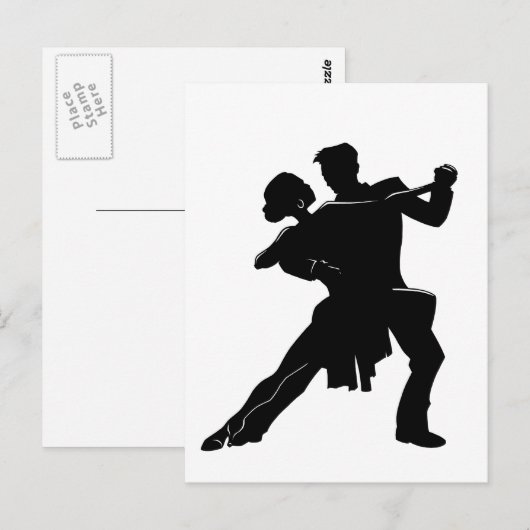 ダンス ポストカード (正面/裏面)