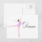 ダンス ポストカード (正面/裏面)
