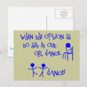 ダンス ポストカード (正面/裏面)