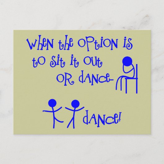 ダンス ポストカード (正面)