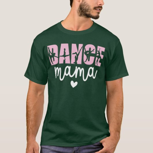 ダンス ママ ダンス ダンサーの母 ダンシング ママ fu tシャツ (正面)