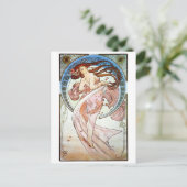 ダンス、ミュシャ ポストカード (スタンド正面)